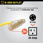 Champion 30-Amp Generator Extension Cord, 25 Feet