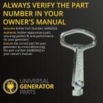 Replacement Key for Kohler Composite Generators
