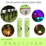 Lightalent AA Rechargeable Batteries for Solar Lights