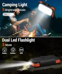 BLAVOR 20000mAh Solar Power Bank with Flashlight
