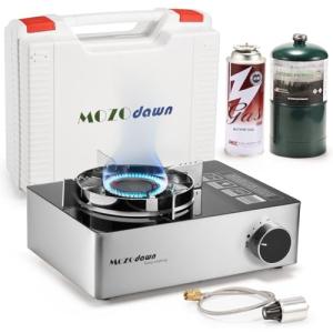 MOZODAWN Dual Fuel Portable Camp Stove 12000 BTU