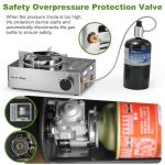 MOZODAWN Dual Fuel Portable Camp Stove 12000 BTU