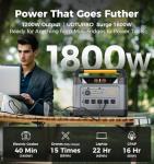 UDPOWER S1200 Solar Generator Kit with 120W Panel