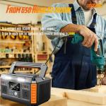 600W Portable Power Station with Fast Charging