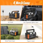 600W Portable Power Station with Fast Charging