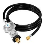 10 FT Propane Regulator with Hose and Fittings