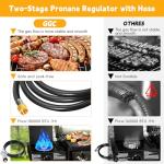 10 FT Propane Regulator with Hose and Fittings