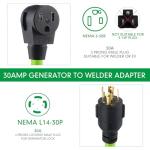 Kanayu 10 ft 30 Amp Welder Extension Cord