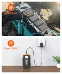 Mvpkings 38800mAh Solar Power Bank with Flashlight