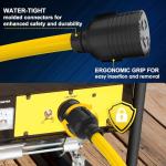 HUBRV 30 AMP Twist Lock Generator Cord Adapter 18