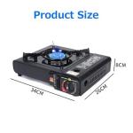 Dual Fuel Camping Stove with Carrying Case