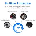 Dual Fuel Camping Stove with Carrying Case