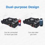 Dual Fuel Camping Stove with Carrying Case