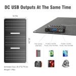 ZeroKor 24000mAh Portable Power Bank with Solar Charger