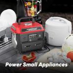 PowerSmart 1200W Portable Gas Generator for Camping