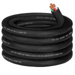 Portable 6 AWG 600V Power Cable, 20ft