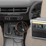 MJPOWER 12V/24V Car Charger Cable for Portable Generators