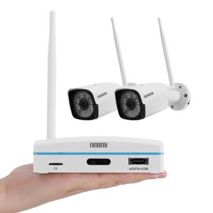 Expandable 8CH Mini NVR & 2K Security Camera Kit