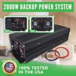 PumpSpy 2000W Sump Pump Battery Backup System