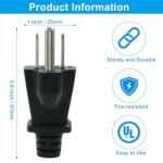 HARSKIYER 2 Pack Generator Grounding and Bonding Plugs