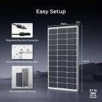 Renogy 100W N-Type Solar Panel for Off-Grid Use