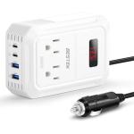 BESTEK 200W Car Power Inverter with USB Ports