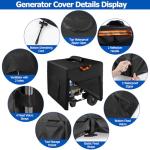 Heavy Duty Waterproof Generator Cover with Pockets