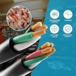 10 Gauge SOOW Bulk Cable - 25 Feet