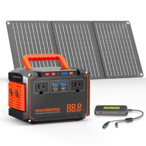MARBERO 88.8Wh Portable Power Station and Solar Panel