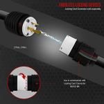 Enerlites 20 Amp Locking Plug Connector for Generators