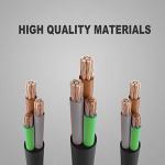 CircleCord 3-Prong Generator Distribution Adapter Cord