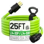 25ft 30 Amp Heavy Duty Generator Extension Cord