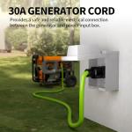 25ft 30 Amp Heavy Duty Generator Extension Cord