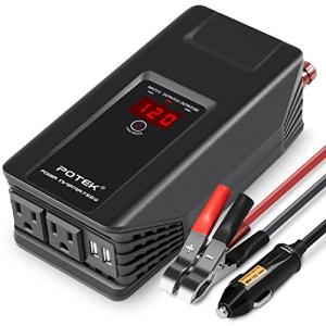 POTEK 750W 12V DC to 110V AC Power Inverter