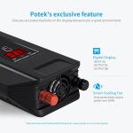 POTEK 750W 12V DC to 110V AC Power Inverter