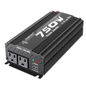 750W Car Inverter with USB Ports and AC Outlets