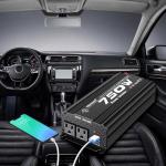750W Car Inverter with USB Ports and AC Outlets