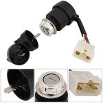Tiiyee Universal 5 Wire Ignition Key Switch