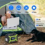 YKPOWER 300W Portable Power Station for Camping and Travel