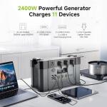 2000W Portable Power Station with Solar Generator