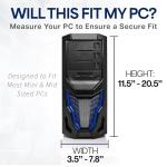 VIVO Adjustable Under Desk PC Mount Stand