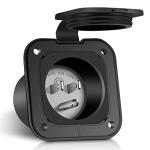 WELLUCK 15 Amp Waterproof RV Shore Power Inlet