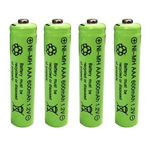 AAA Rechargeable 600mAh Ni-MH Batteries for Solar Lights