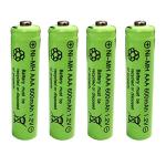 AAA Rechargeable 600mAh Ni-MH Batteries for Solar Lights