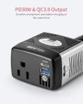 BESTEK 150W Car Power Inverter and Charger