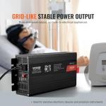 VEVOR 2000 Watt Pure Sine Wave Power Inverter