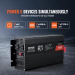 VEVOR 2000 Watt Pure Sine Wave Power Inverter