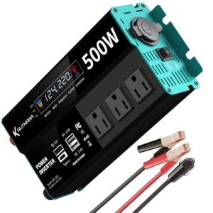 RUTNRIXA 12V DC to 110V AC Power Inverter