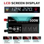 RUTNRIXA 12V DC to 110V AC Power Inverter