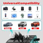 RUTNRIXA 12V DC to 110V AC Power Inverter